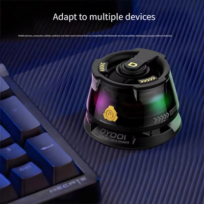 Altavoz Bluetooth magnético inalámbrico: DY100 Mini." Haz que tu espacio suene mejor."