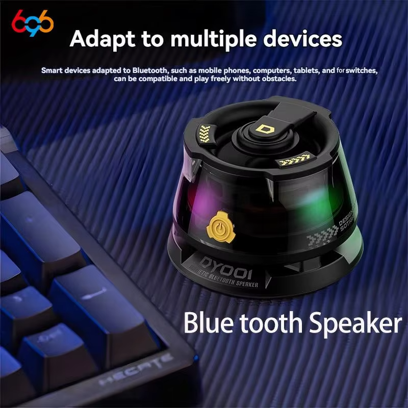 Altavoz Bluetooth magnético inalámbrico: DY100 Mini." Haz que tu espacio suene mejor."