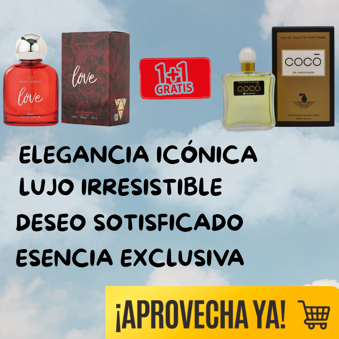 ✨  Perfumes COCO y LOVE – "🌹 “Doble Fragancia, Un Solo Precio. Llévate 2 fragancias al precio de 1."✨
